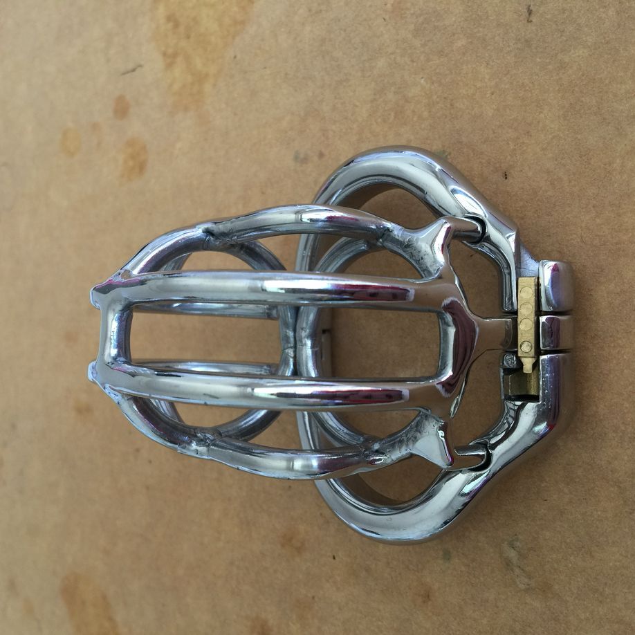 Ergonomic Stainless Steel Stealth Lock Male Chastity Device,Cock Cage,Fetish Virginity Penis Lock,Cock Ring,Chastity Belt,S056