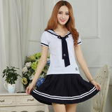 School Girl Sailor Uniform Short-Sleeved