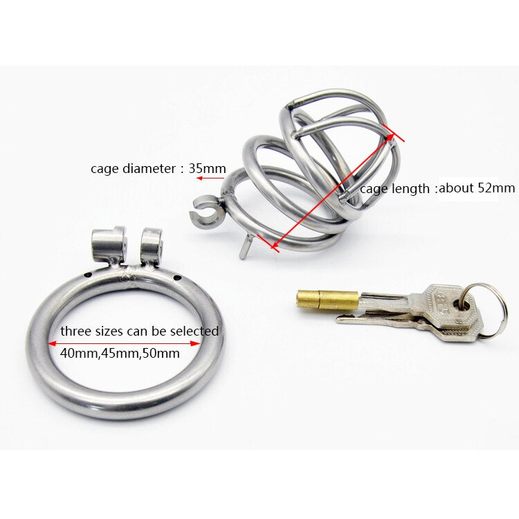 Chaste Bird New lock 304 stainless steel Cock Cage Adult Game Chastity Device sex toys A231