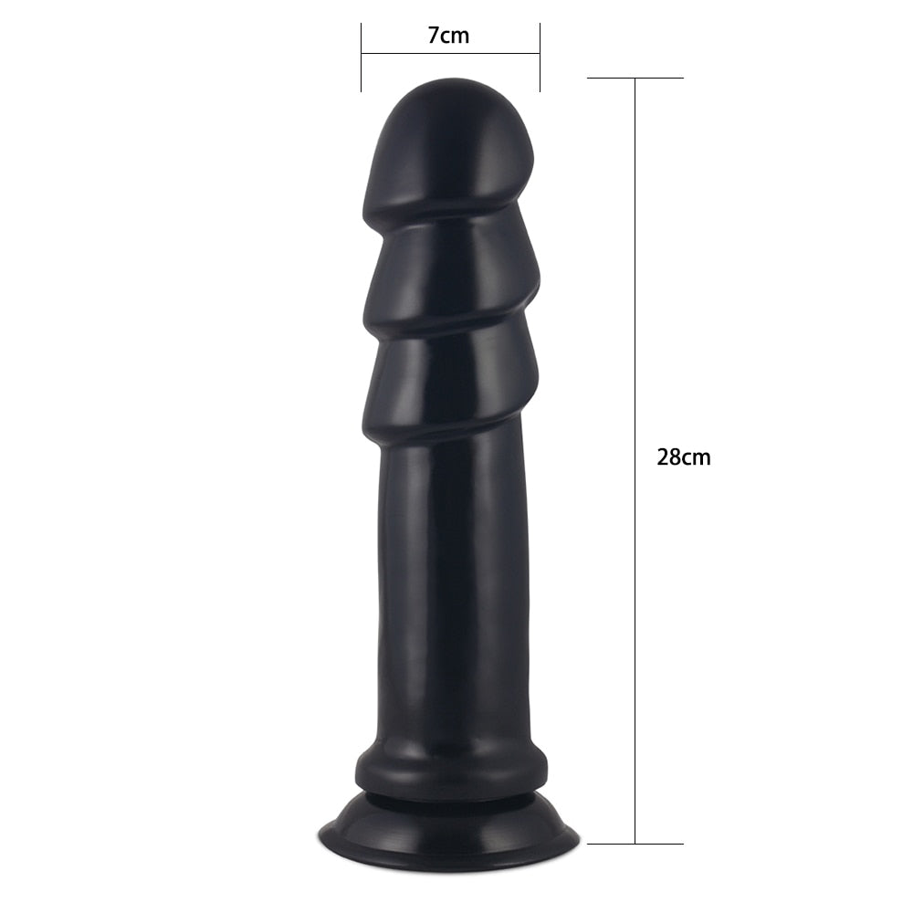 10" Super Big Black Dildo