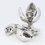 Heavy Stainless Steel Expanding Anal Plug With Lock