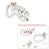 Smooth Stainless Steel Male Chastity Cage