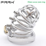 Metal Spiked Chastity Cage