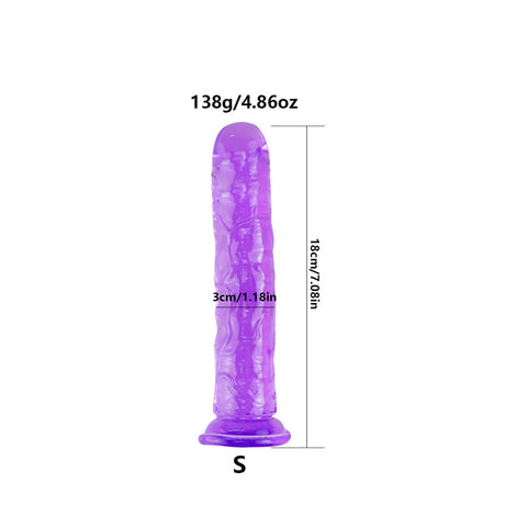 Soft Jelly Suction Cup Dildo