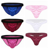 Satin Sissy Ruffled Low Rise Panties