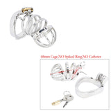 Smooth Stainless Steel Male Chastity Cage