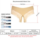 Sexy Silk Open Crotch Low Waist Panties