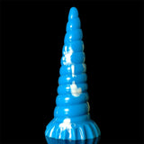 Large Silicone Soft Dildo Unicorn Spiral