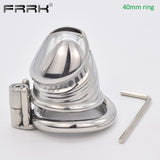 Metal Chastity Cock Cage with Screw Lock