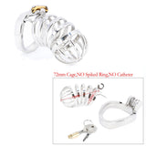 Smooth Stainless Steel Male Chastity Cage