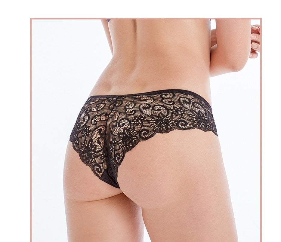 Ultra Thin Mid Rise Lace Panties - 5pk