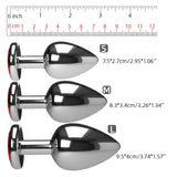 3pcs/Set Back Yard Tube Small Medium Big Smooth Metal Anal Plug Dildo Sex Toys Products Butt Plug Gay Anal Beads for Women/Men