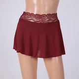 Sissy Lace Ruffled Panty Skirt