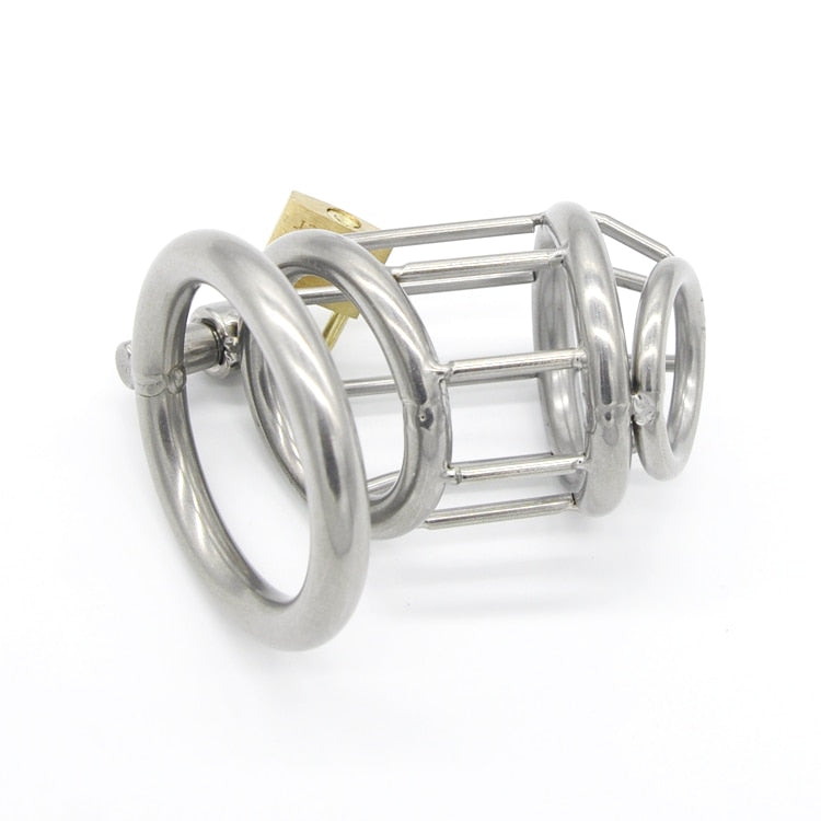 Stainless Steel Round Chastity Cage