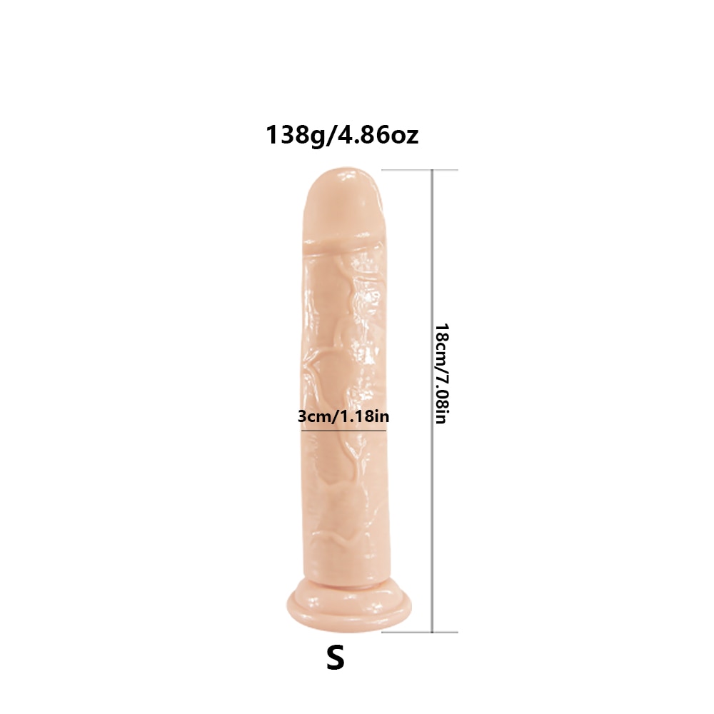 Soft Jelly Suction Cup Dildo