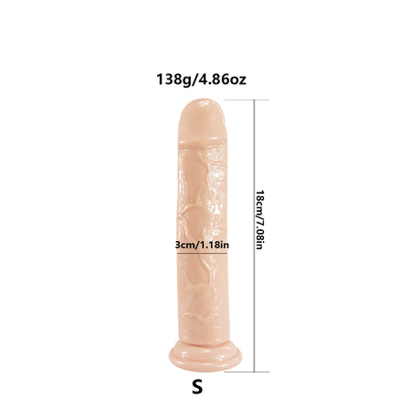 Soft Jelly Suction Cup Dildo