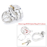 Smooth Stainless Steel Male Chastity Cage