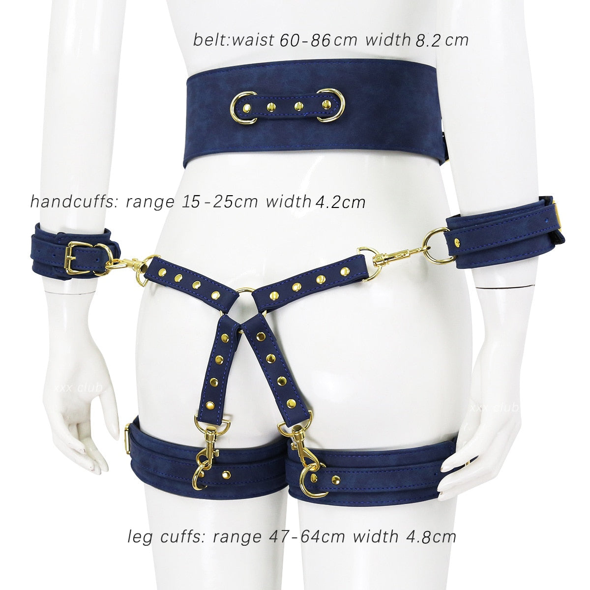 PU Bondage Restraints Set