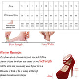 MAIERNISI New Fashion Pumps Women Flock Brand Platform Plus Size High Heel Shoes Nightclub Ladies 14cm Heel Luxury Pumps Shoes