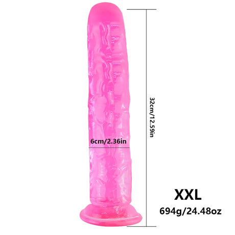 Soft Jelly Suction Cup Dildo