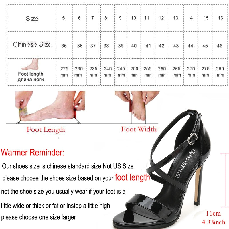 MAIERNISI Women Sandals Comfortable Soft Sandals Sexy Women Shoes Classic Ladies Shoes Buckle Ankle Strap High Heels Sandals