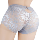 Luxury Sexy Men's Underwear Breathable Lace Men Briefs Transparent Large Size U-Shaped Pouch Gay Underwear Shorts