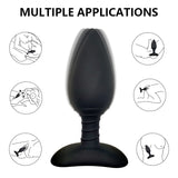 Butt Plug Style Vibrator With Remote