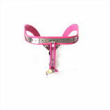 Pink Male Chastity Belt Stainless Steel