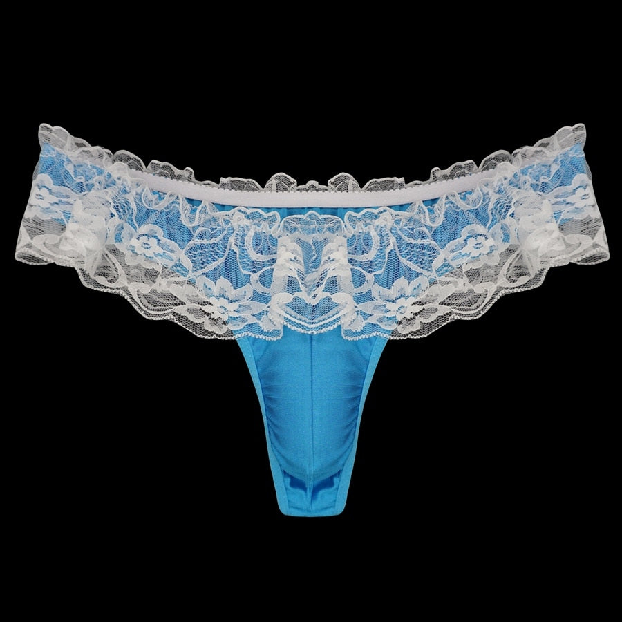 Sexy Sissy Lace Thong Back Panties – S-Supplies