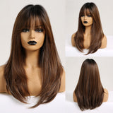 ALAN EATON Long Natural Wave Synthetic Wig