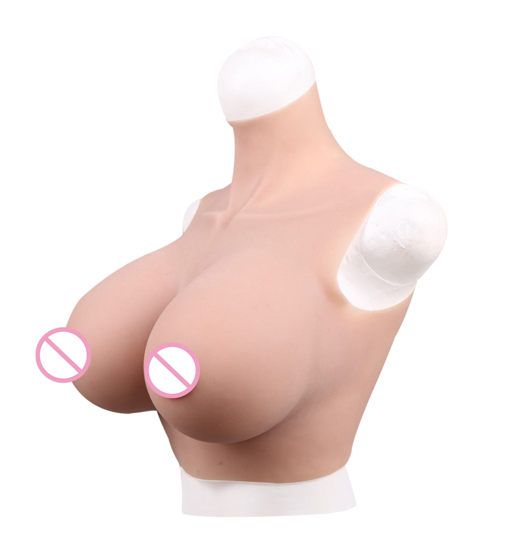 High Elastic Realistic Silicone Fake Breast Forms