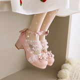 Cross Strap Mary Jane Lolita Shoes