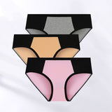 Cotton Mid Waist Panties - 3Pk