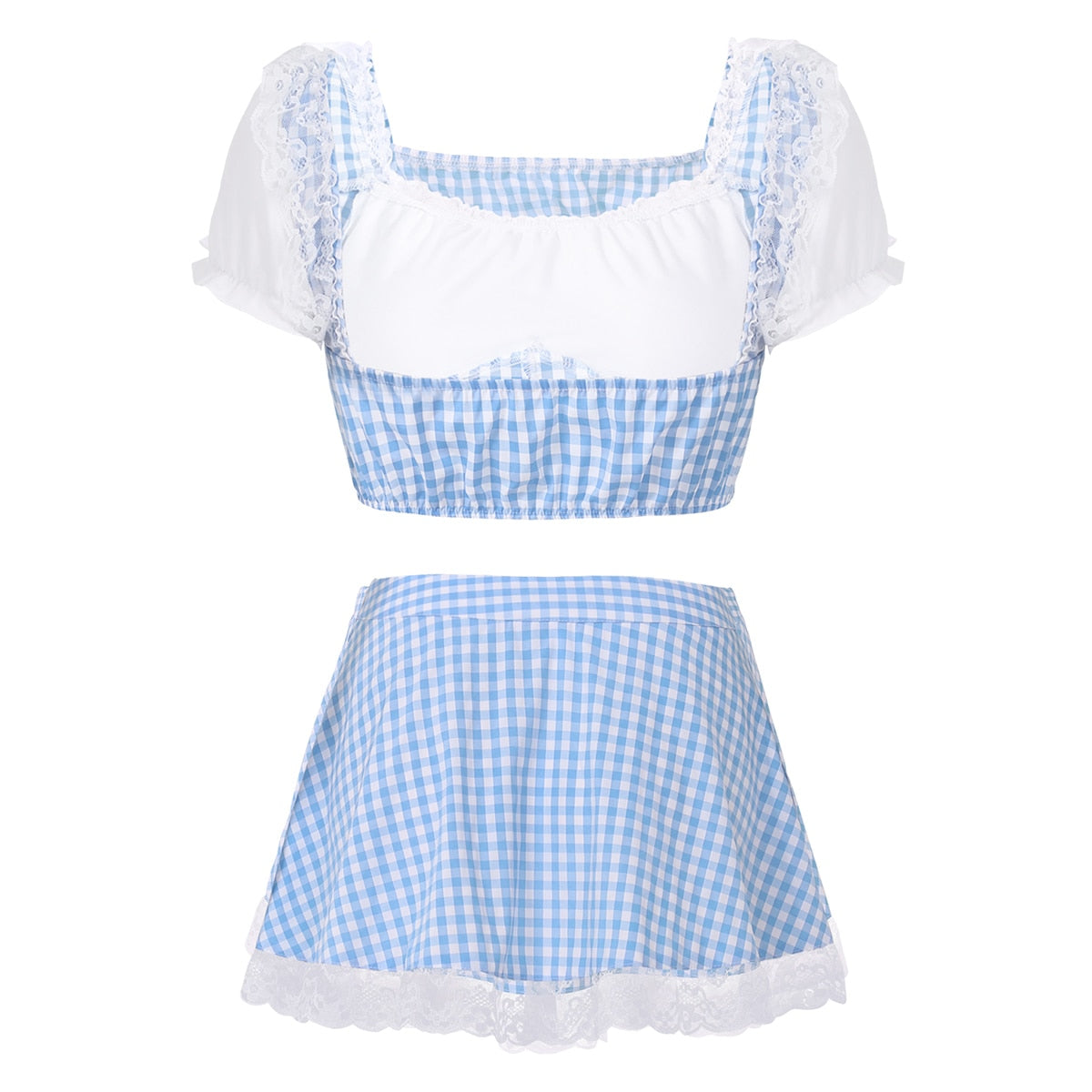 Lovely Scotland School Girl Sissy Babydoll Costume