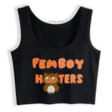 Femboy Hooters Crop Top