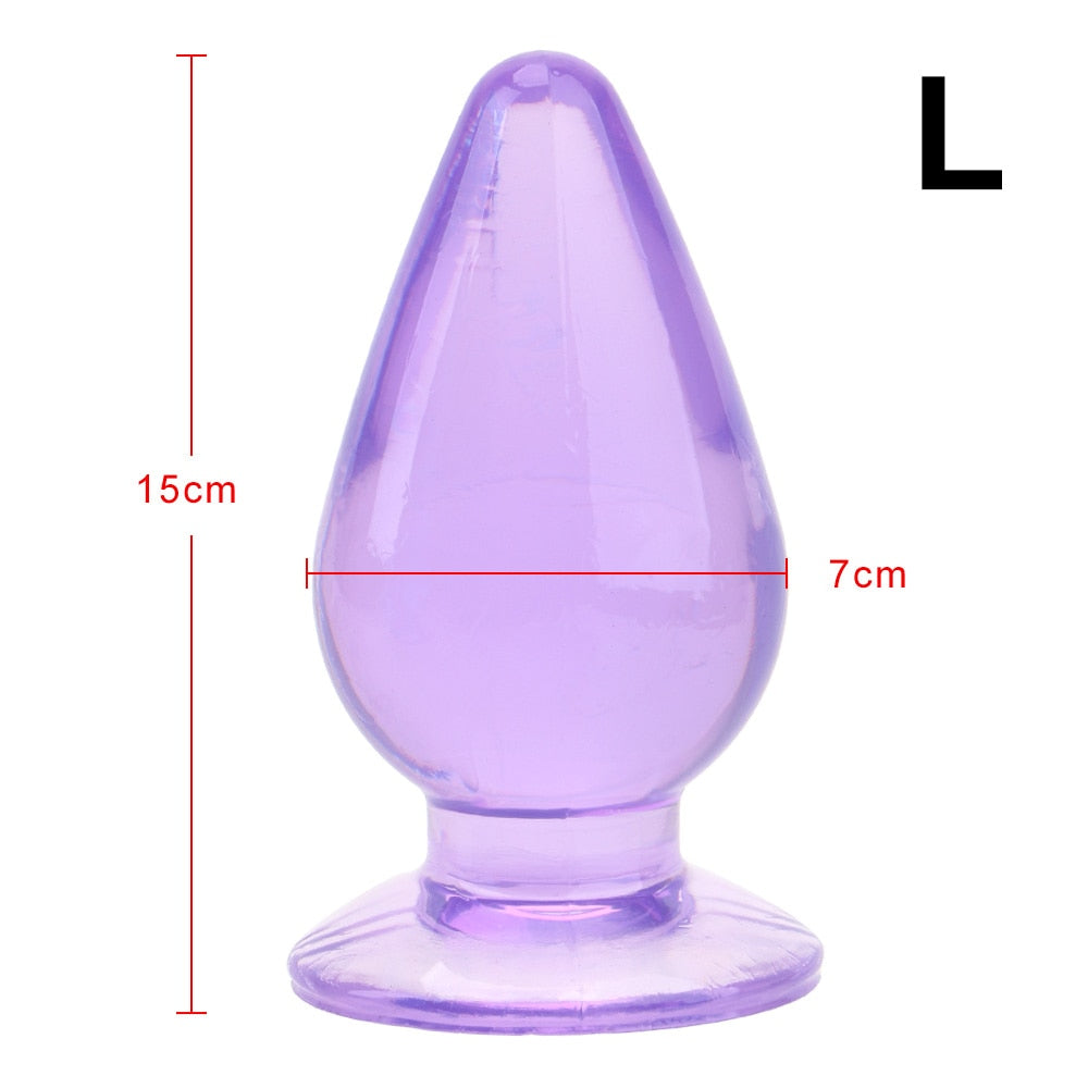 Butt Plug 3 Sizes & 3 Colors