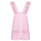 Sissy Ruffle Lace See-through Sheer Mesh Babydoll