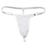 Floral Lace Sheer Pouch G-string Panties