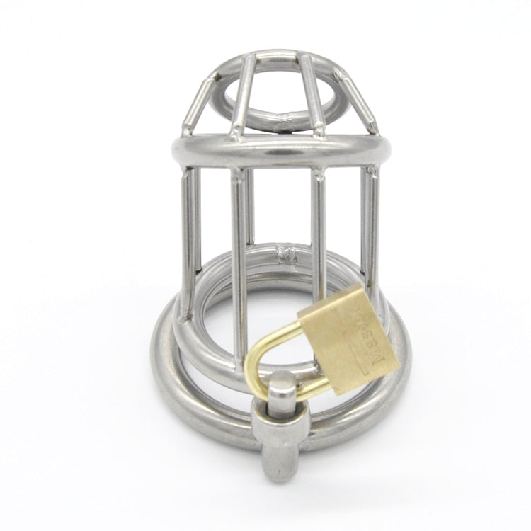 Stainless Steel Round Chastity Cage