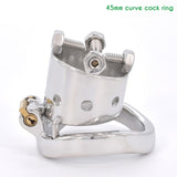 Metal Bull Head Skeleton Chastity Cage