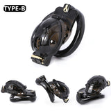 Openable Quick Disassemble Cap Flip Chastity Cage