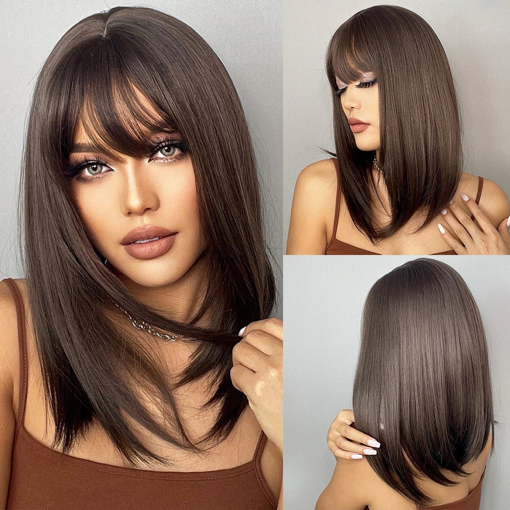 ALAN EATON Ombre Layered Synthetic Wig