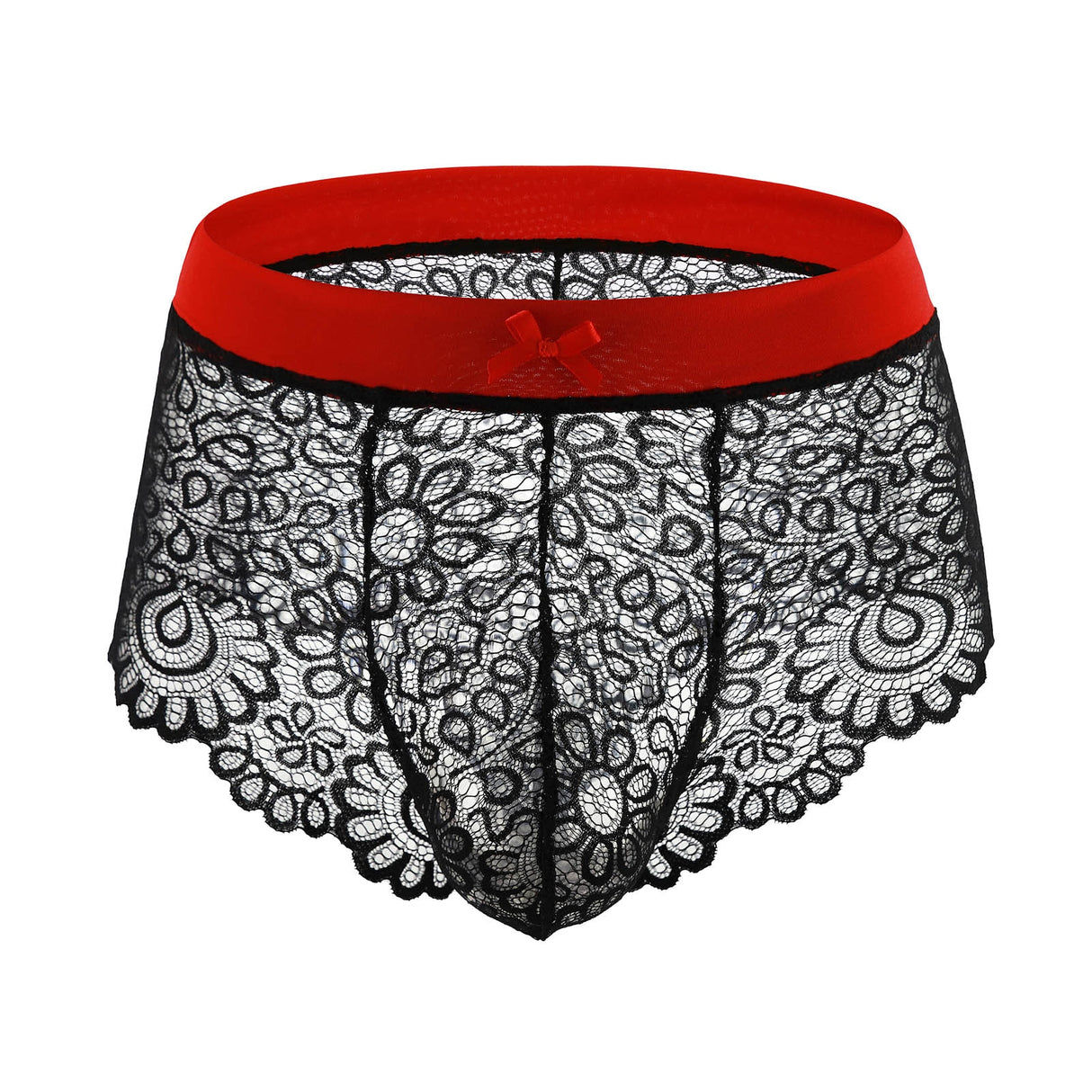 Lace Mesh Sissy Boxer Shorts