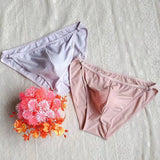 2pcs Soft Breathable Sissy Pouch Panties