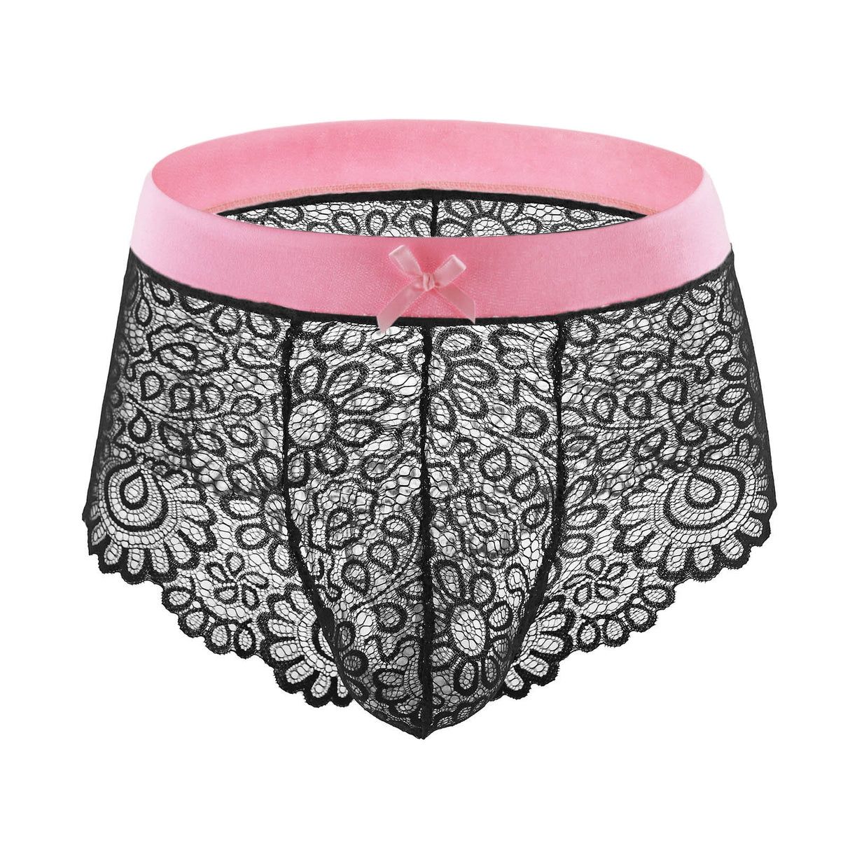 Lace Mesh Sissy Boxer Shorts