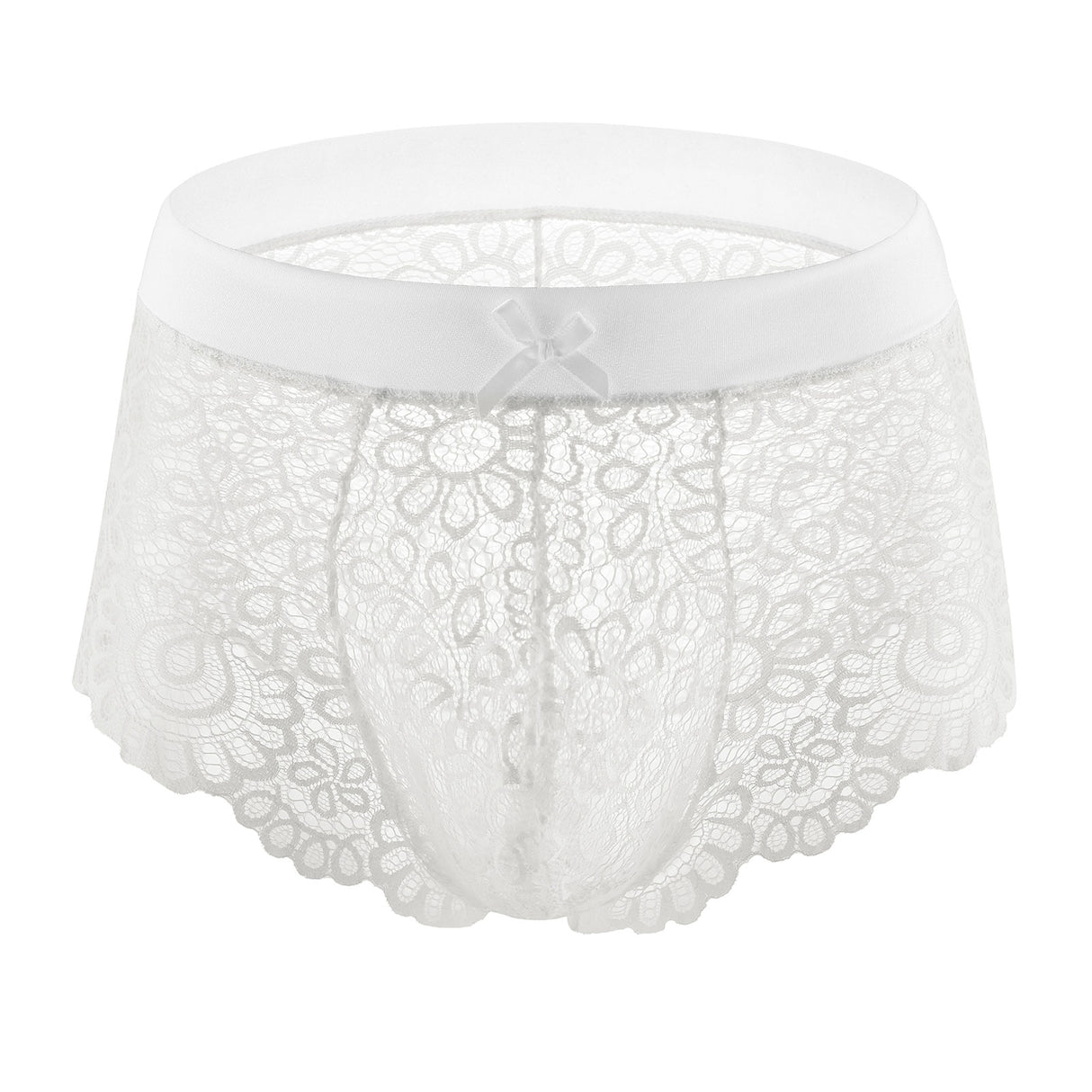 Lace Mesh Sissy Boxer Shorts