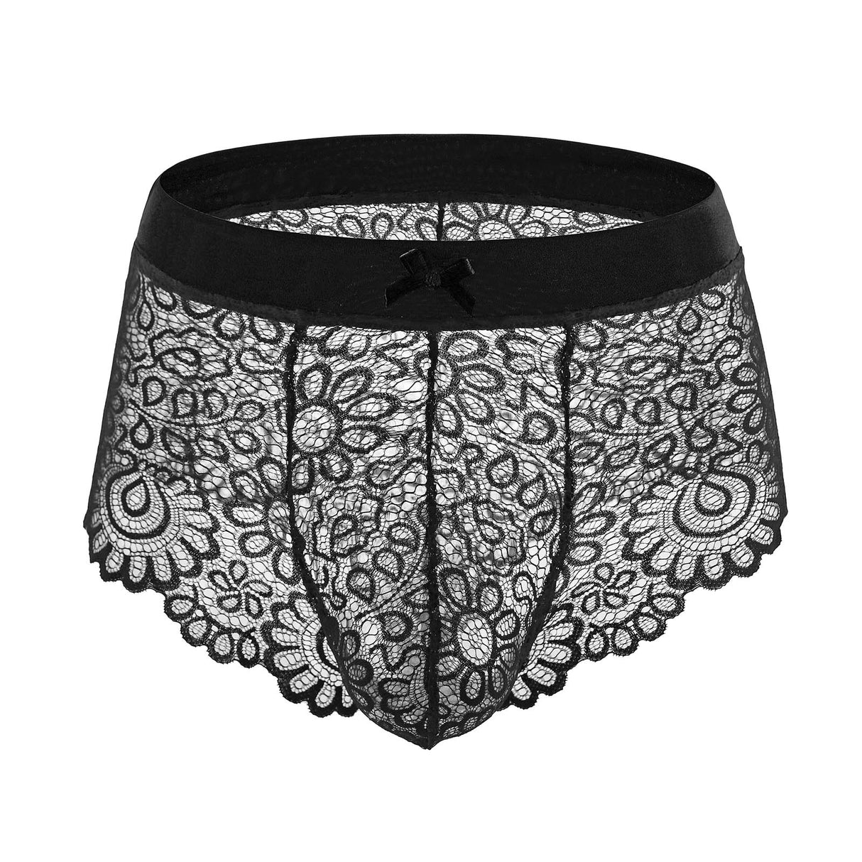 Lace Mesh Sissy Boxer Shorts