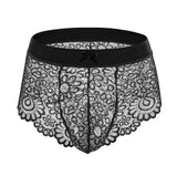 Lace Mesh Sissy Boxer Shorts