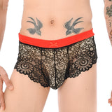 Lace Mesh Sissy Boxer Shorts