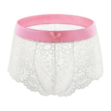 Lace Mesh Sissy Boxer Shorts